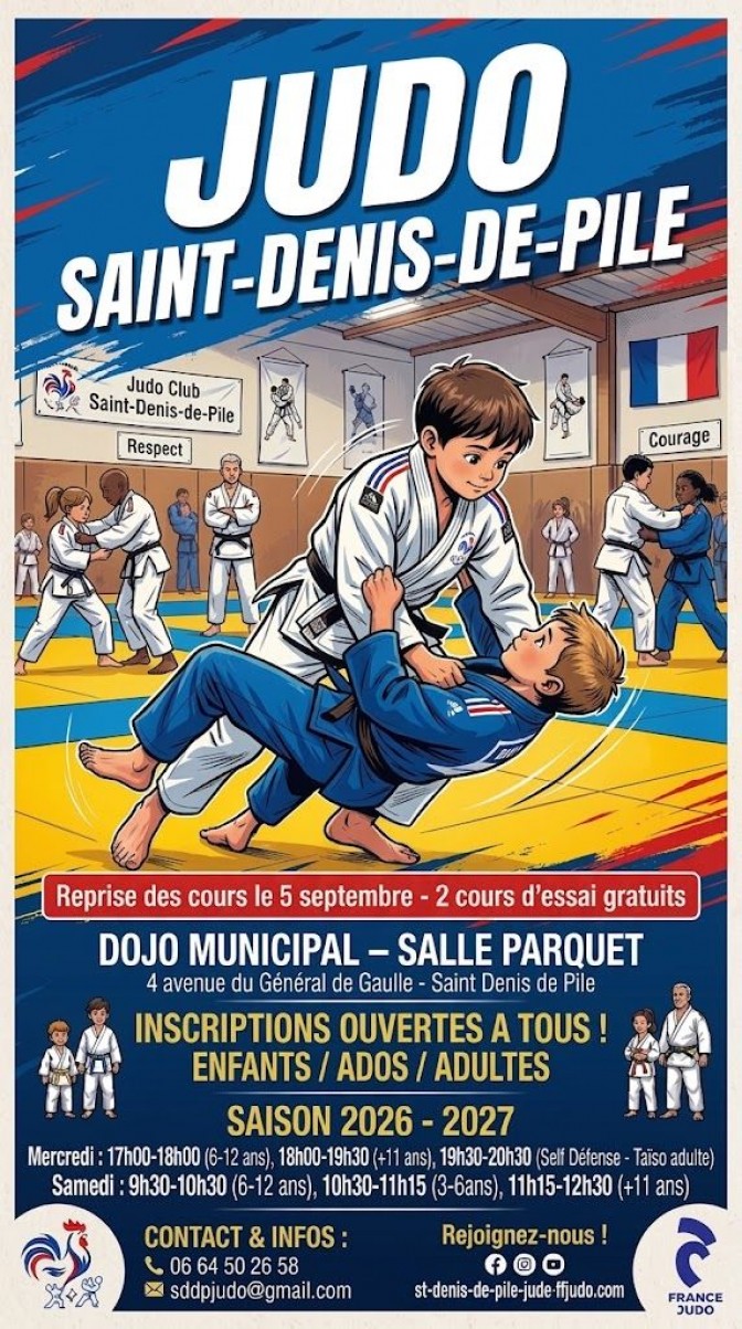 Image de l'actu 'Rentrée JUDO 2026-2027'